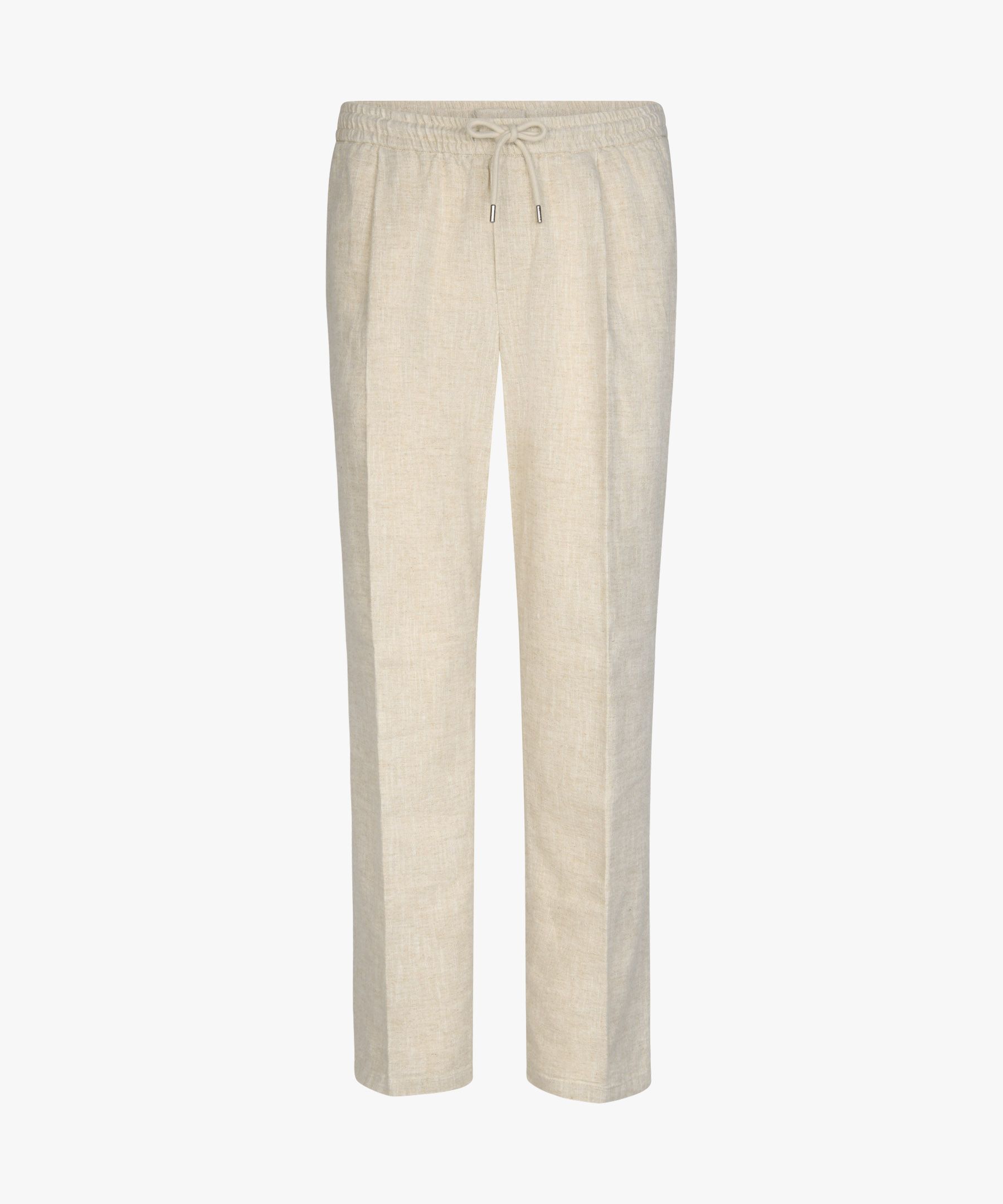 Beige linnen loose fit sportcord