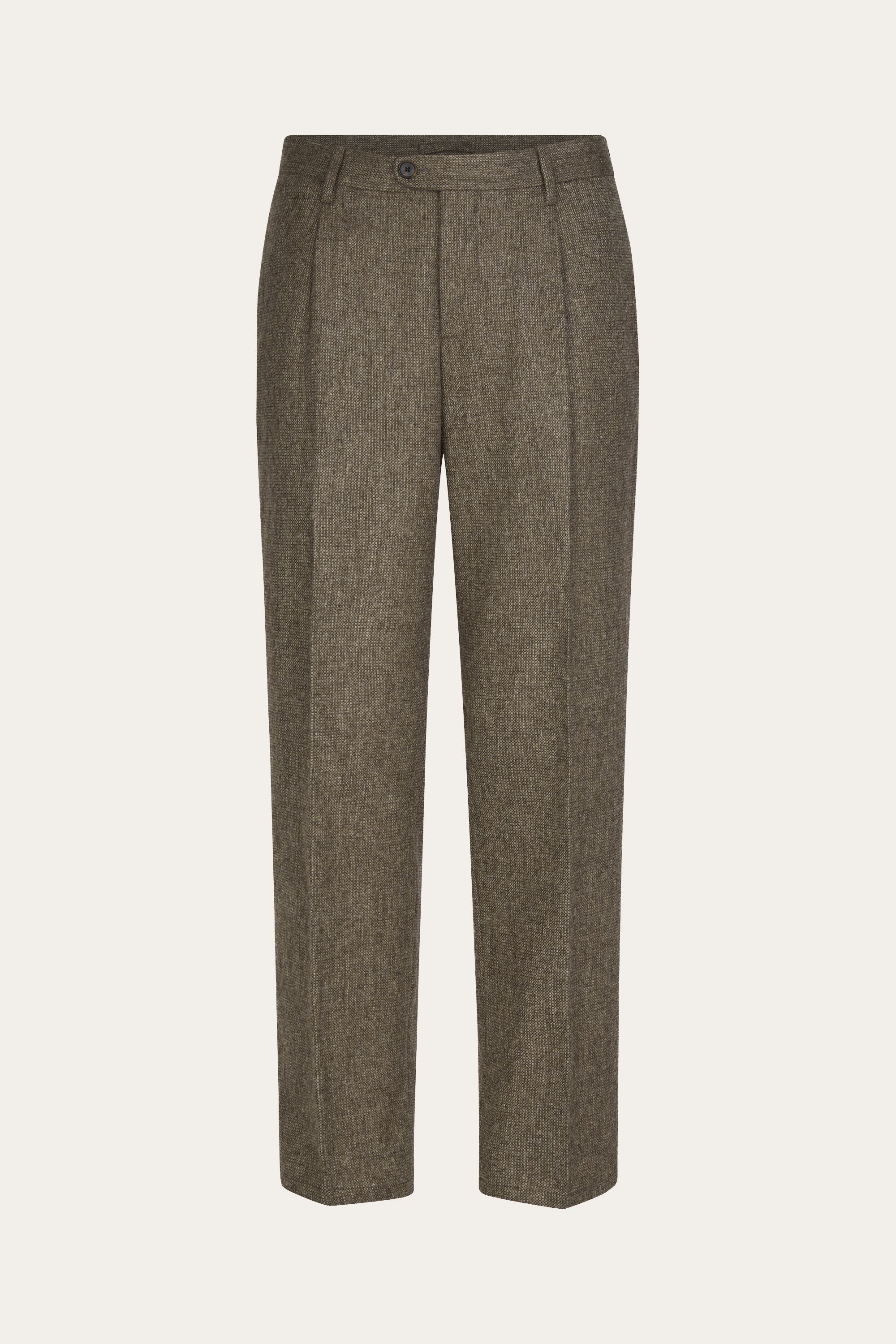 Brown wool trousers