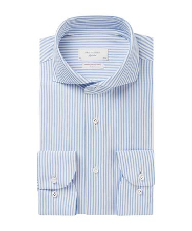Striped Japanese knitted shirt
