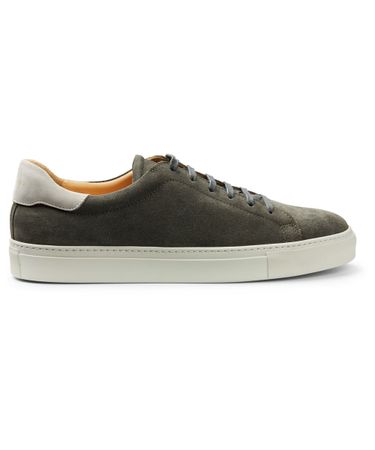 Army suede sneakers