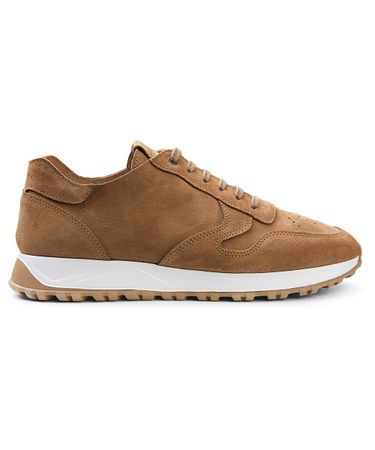 Cognac suede sneakers