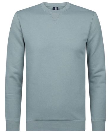 Zeegroene crewneck sweater