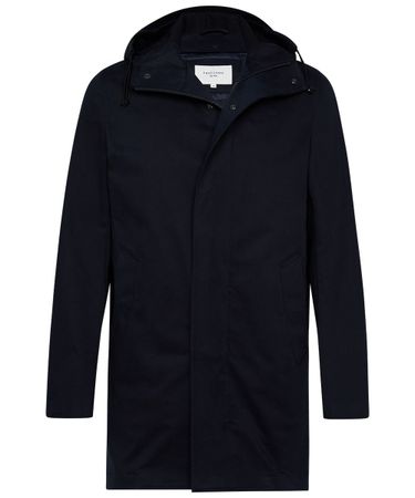 Navy fishtail jacket