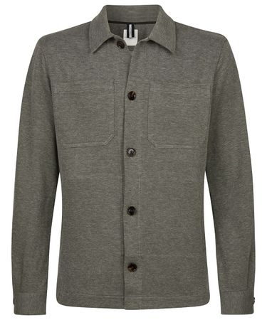 Army knitted overshirt