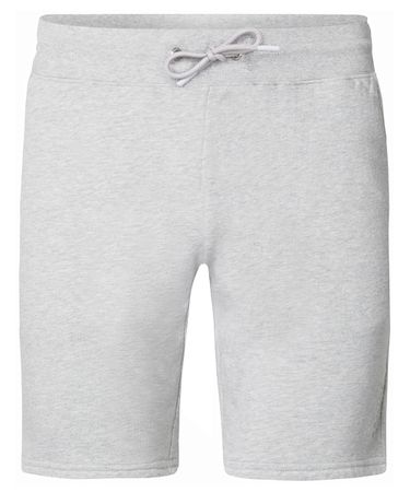 Grey sweatpant shorts