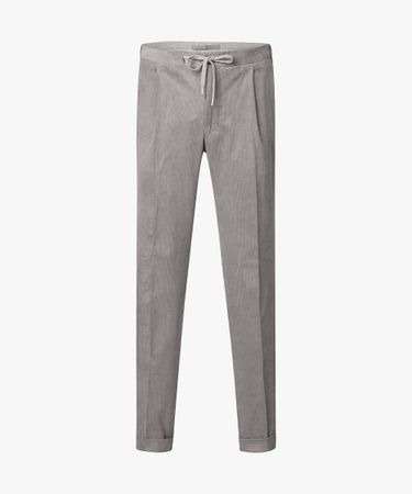 Grey heavy corduroy trousers