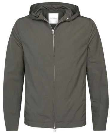 Green windjacket